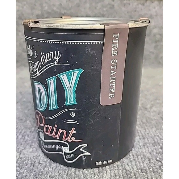 NEW Debi's Design Diary DIY Paint Fire Starter 32 fl oz Chalk Paint Quart orange - Picture 2 of 4